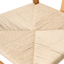 Set of 2 Wooden Wishbone Shaped Dining Chairs