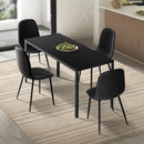 120cm Rectangular 4 Seater Dining Table Set with Chairs