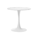 60cm Green Velvet Round Dining Table with 2 Dining Chairs