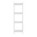 White 4 Tier Corner Ladder Display Shelves
