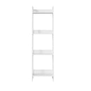 White 4 Tier Corner Ladder Display Shelves