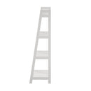 White 4 Tier Corner Ladder Display Shelves