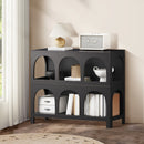 Black Display Shelf Storage Stand Bookshelf