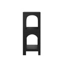 Black Display Shelf Storage Stand Bookshelf