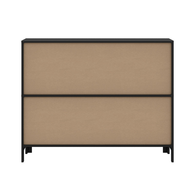 Black Display Shelf Storage Stand Bookshelf