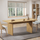 180cm Natural Timber Rectangular Dining Table
