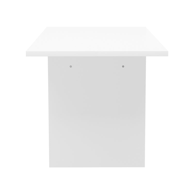 180cm White Timber Rectangular Dining Table