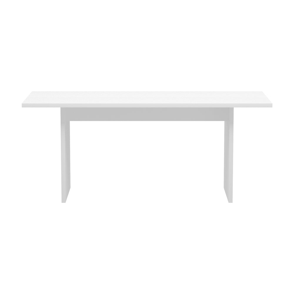 180cm White Timber Rectangular Dining Table