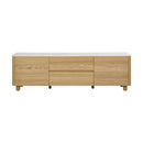 160cm Natural TV Cabinet Entertainment Unit Stand
