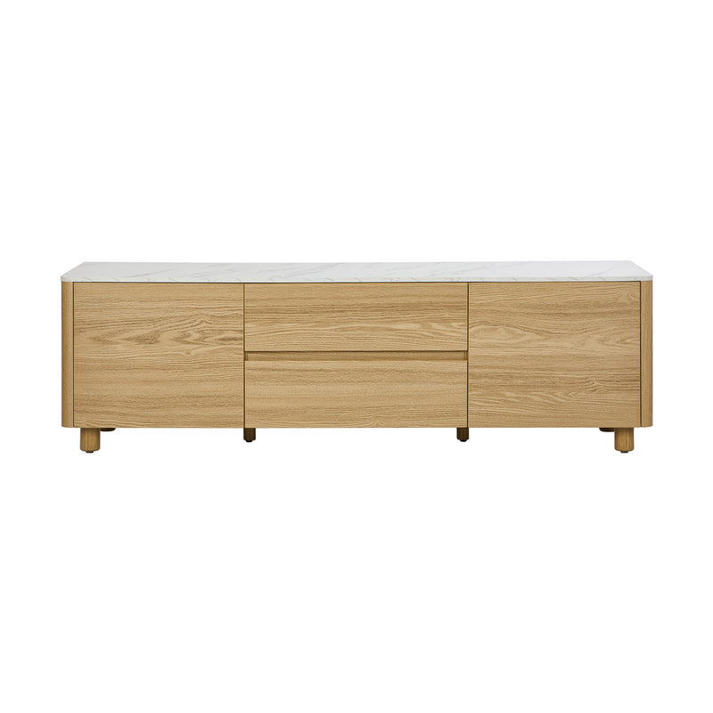 160cm Natural TV Cabinet Entertainment Unit Stand