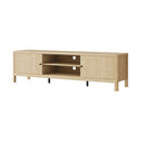 160cm Natural Wooden TV Cabinet Entertainment Unit Stand