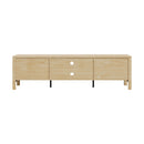 160cm Natural Wooden TV Cabinet Entertainment Unit Stand