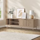 160cm Natural TV Cabinet Entertainment Unit Stand