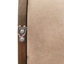 Dark Brown Arched Wooden Full Length Mirror