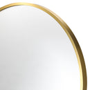 Gold Metal Frame Arched Full Length Free Standing Mirror