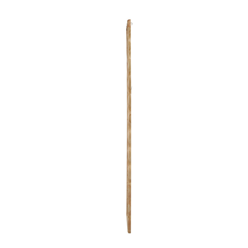 Wooden Wavy Full Length Floor Mirror
