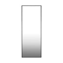 Black Wooden Rectangular Full Length Mirror