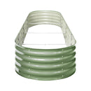 Green Galvanised Raised Garden Bed Planter Box Container