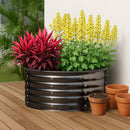 Round Galvanized Steel Garden Bed