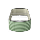 Green Galvanized Raised Garden Bed Planter Box Container