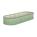 Green Galvanized Raised Garden Bed Planter Box Container