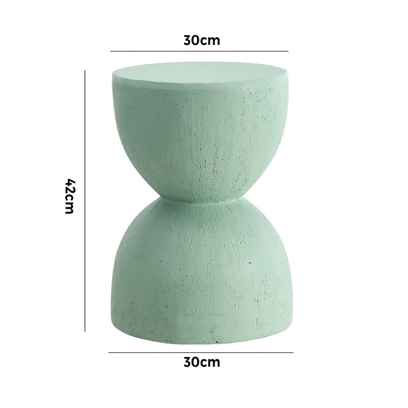 Green Stone Side Coffee Table Stand