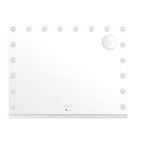 LED Makeup Mirror with 18 Bulbs and Magnifying Glass