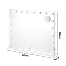 LED Makeup Mirror with 18 Bulbs and Magnifying Glass