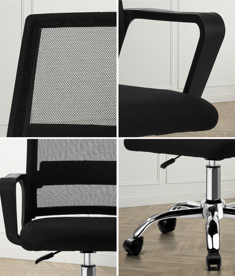 Black Mesh Executive Office Chair Computer Seat