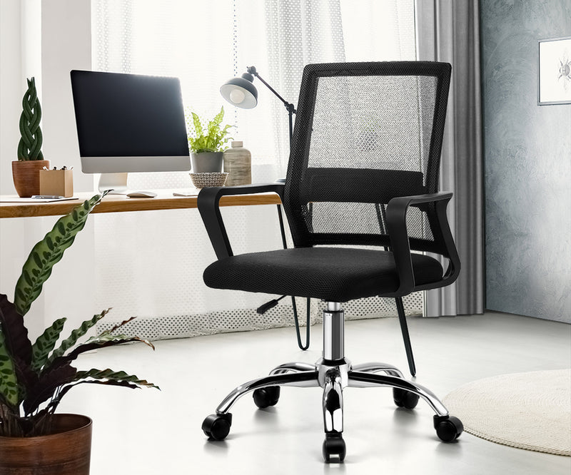 Black Mesh Executive Office Chair Computer Seat