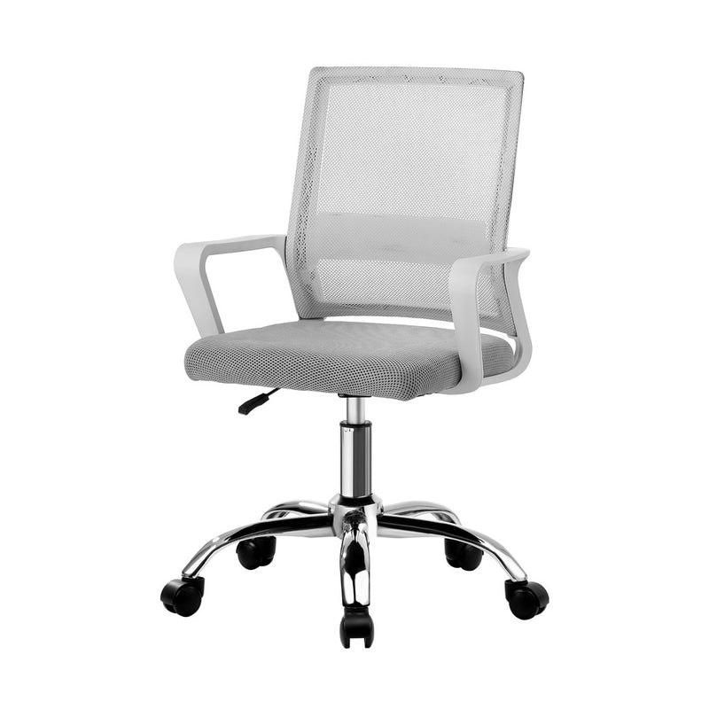 White Mesh Executive Office Chair Computer Seat