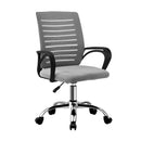 Black and Grey Mesh Office Chair with Breathable Backrest