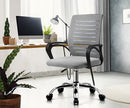 Black and Grey Mesh Office Chair with Breathable Backrest