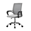 Black and Grey Mesh Office Chair with Breathable Backrest
