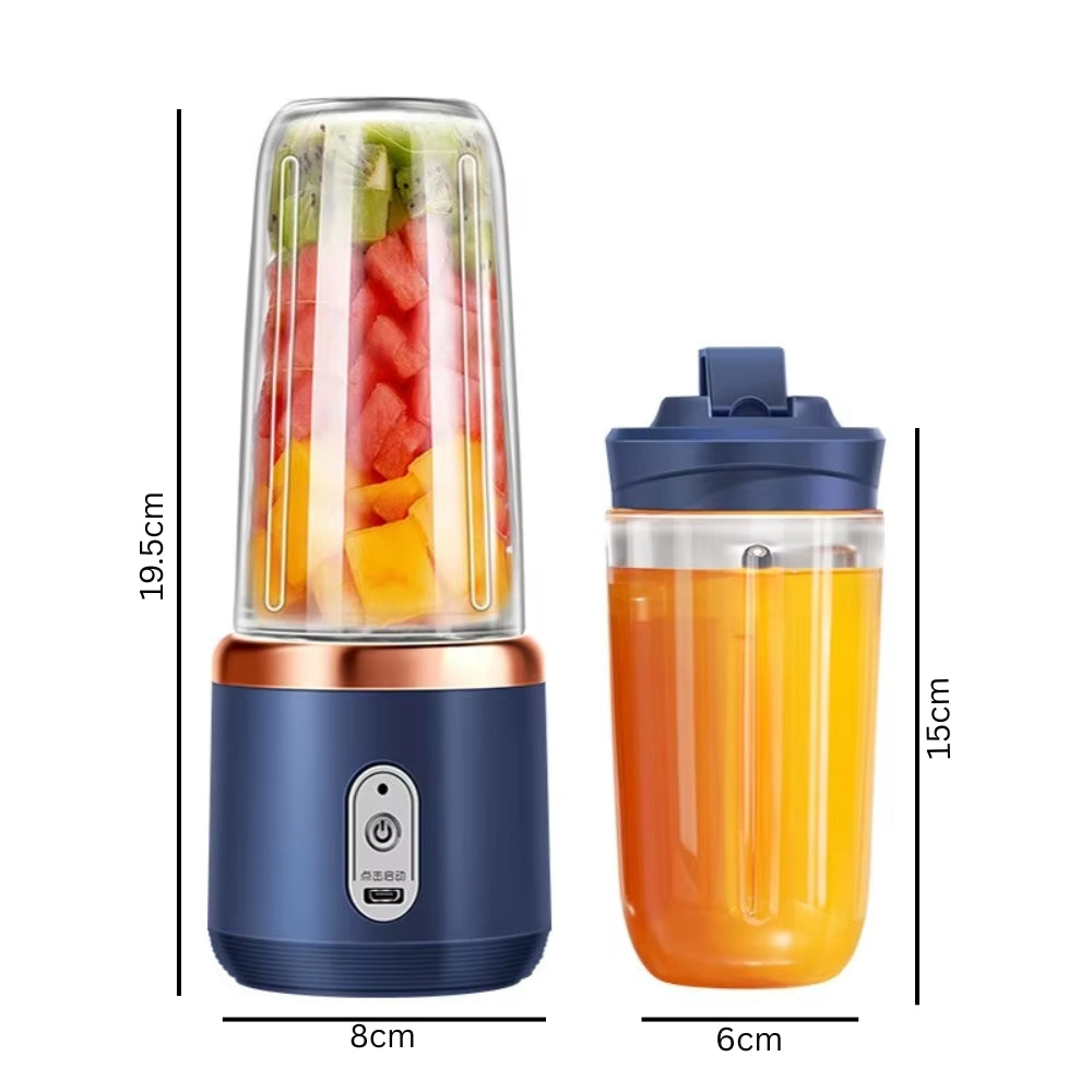 Portable Multifunction USB Juicer Blender with 2 Cups