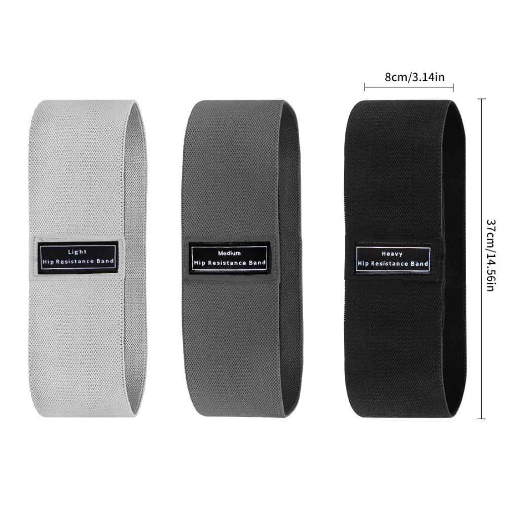 Fabric Resistance Hip Booty Bands Fitness Yoga Strips
