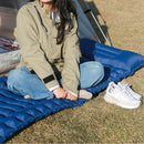 Inflatable Camping Mattress Sleeping Pad with Built-in Pillow and Pump