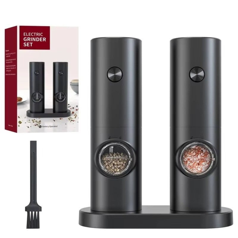 Electric Salt and Pepper Grinder with LED Light