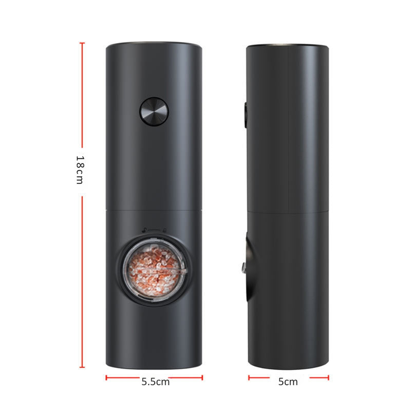 Electric Salt and Pepper Grinder with LED Light