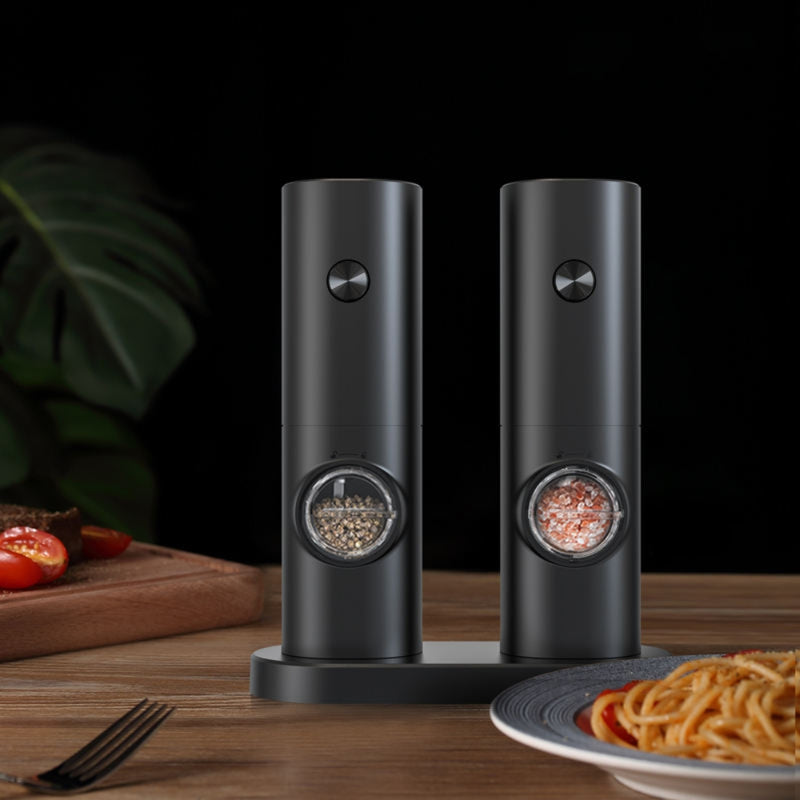 Electric Salt and Pepper Grinder with LED Light