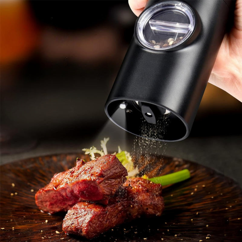 Electric Salt and Pepper Grinder with LED Light