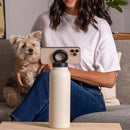 Magnetic Phone Holder Insulated Water Bottle