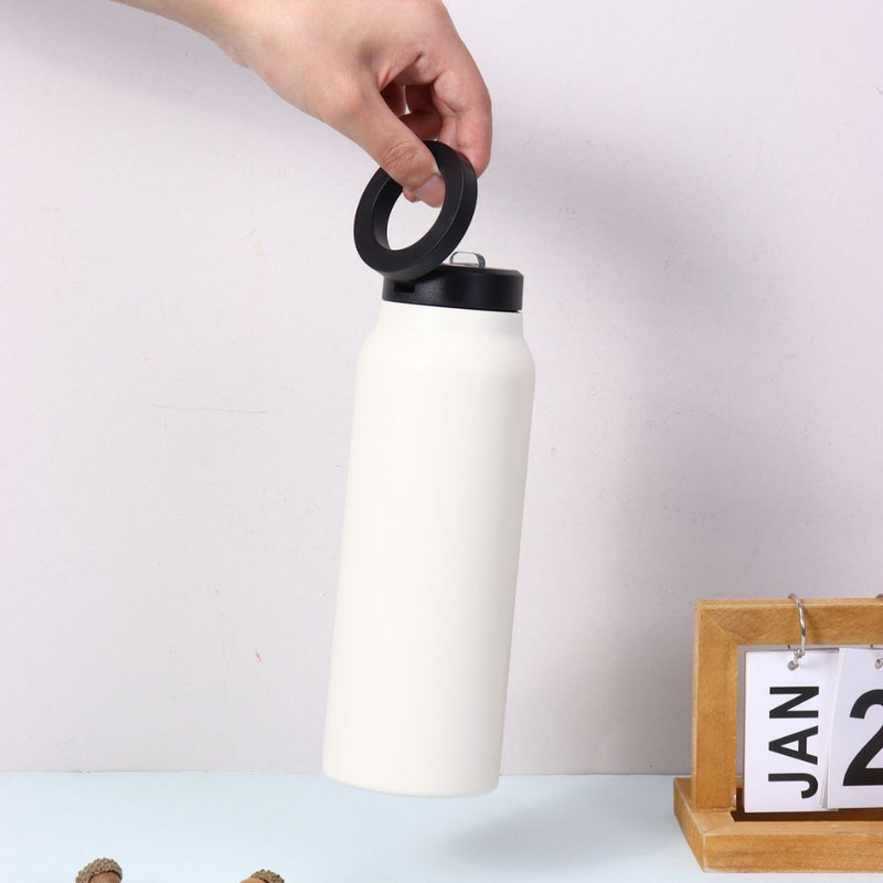 Magnetic Phone Holder Insulated Water Bottle