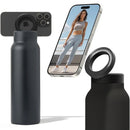 Magnetic Phone Holder Insulated Water Bottle
