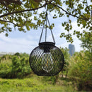 Solar Lantern Outdoor Waterproof Retro Iron Art Decoration Lighting