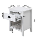 Vintage Bedside Table Nightstand