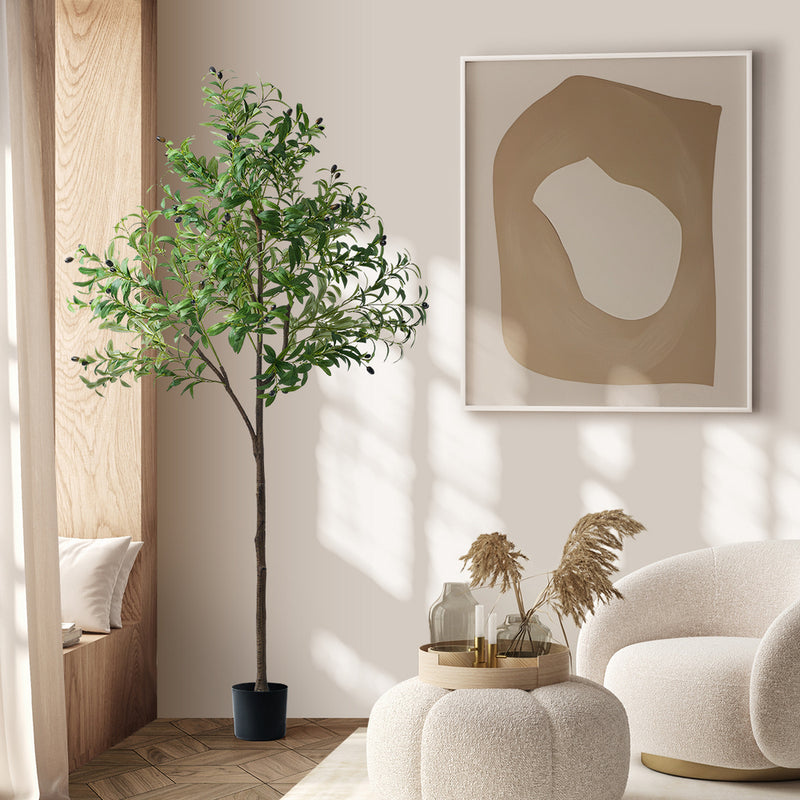 180cm Lifelike Artificial Olive Tree Faux Potted Plant