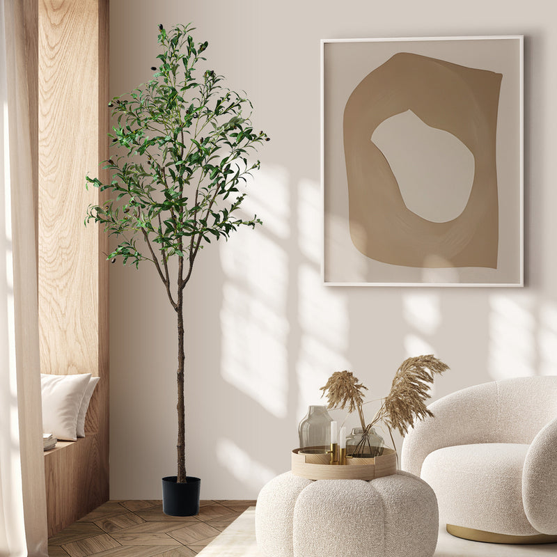 210cm Lifelike Artificial Olive Tree Faux Potted Plant