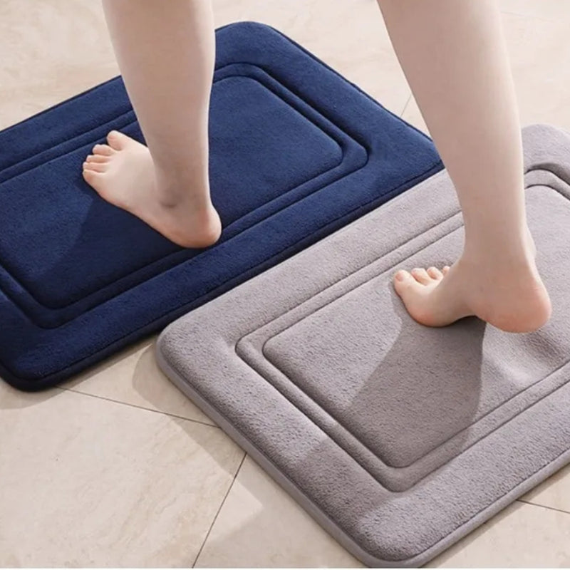 3pcs set Household Non-Slip Bath Mat Absorbent Floor Rug