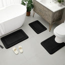 3pcs set Household Non-Slip Bath Mat Absorbent Floor Rug